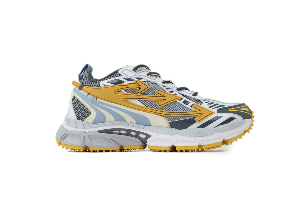 Off-White Be Right Back Yellow Arrow Sneakers