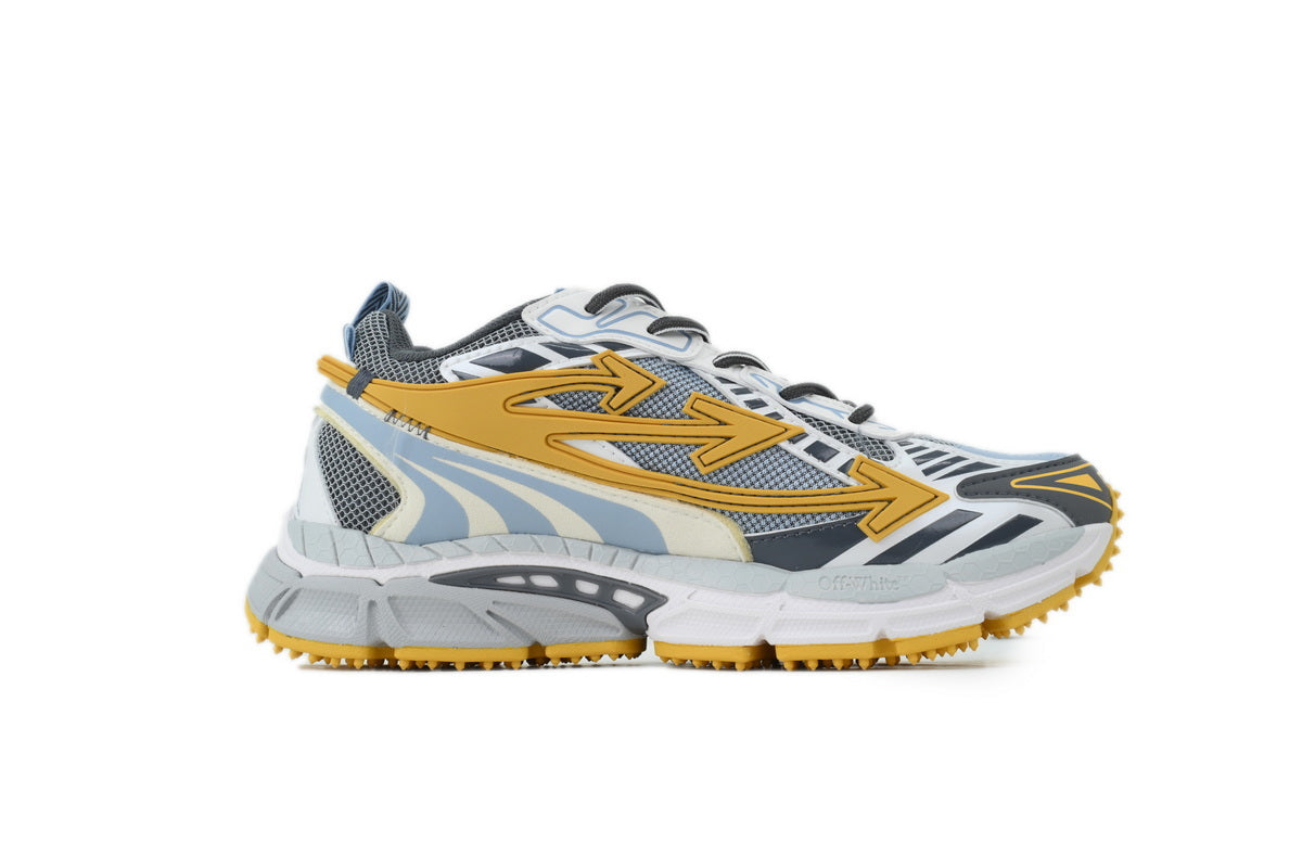 Off-White Be Right Back Yellow Arrow Sneakers