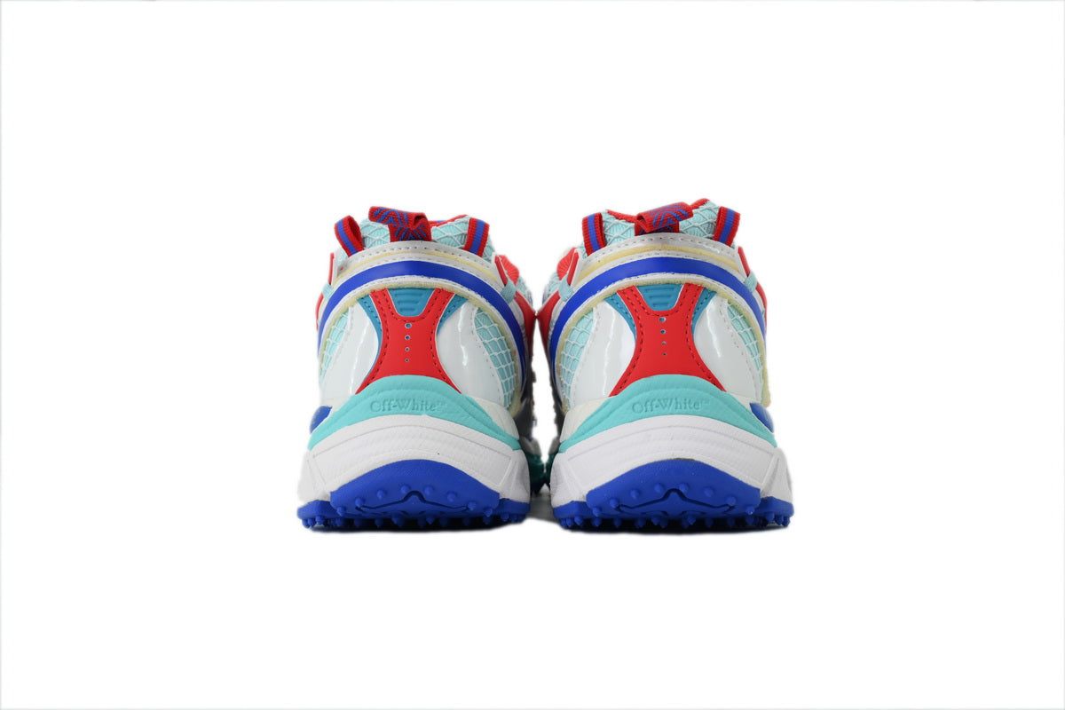 Off-White Be Right Back Fishnet Light Blue Sneakers