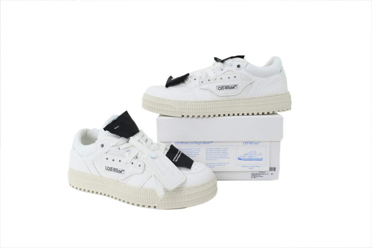 Off-White 3.0 Off-Court Low Sneakers – White/Black