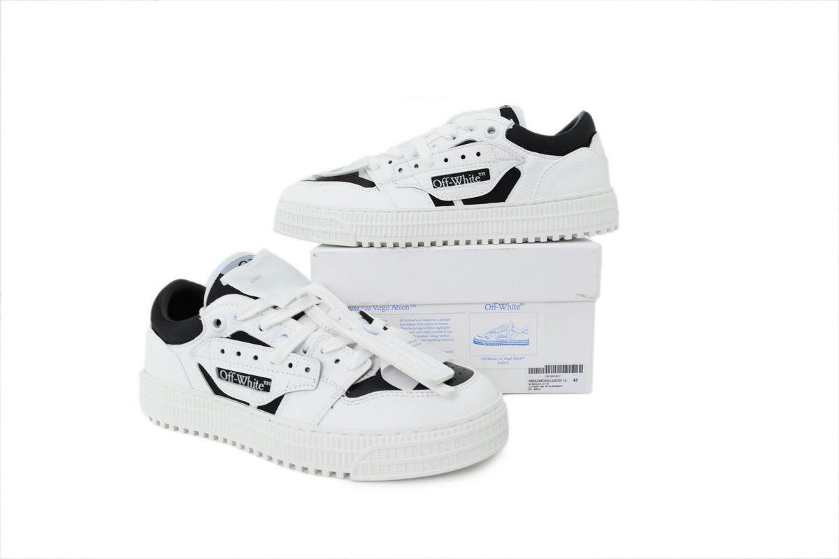 Off-White 3.0 Off-Court Low Sneakers – Black/White