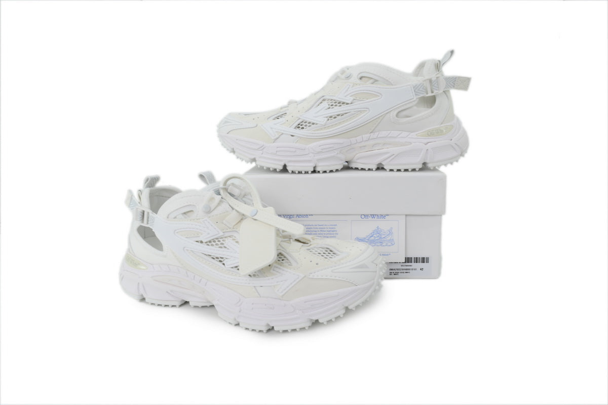 Off-White Be Right Back Open White Sneakers