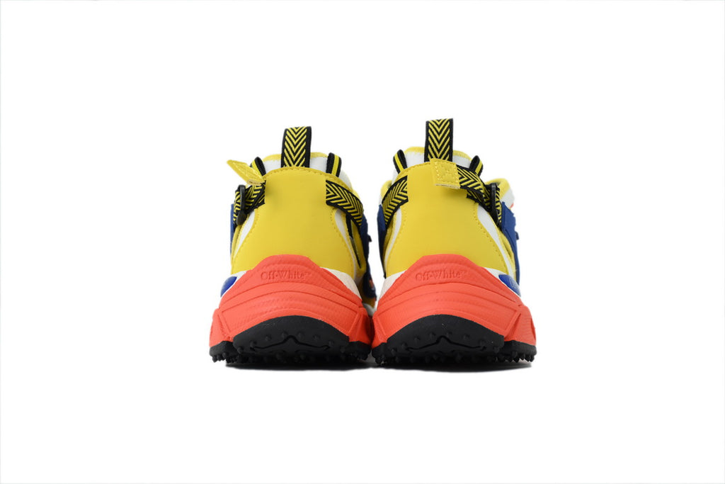Off-White Be Right Back Open Yellow Blue Sneakers