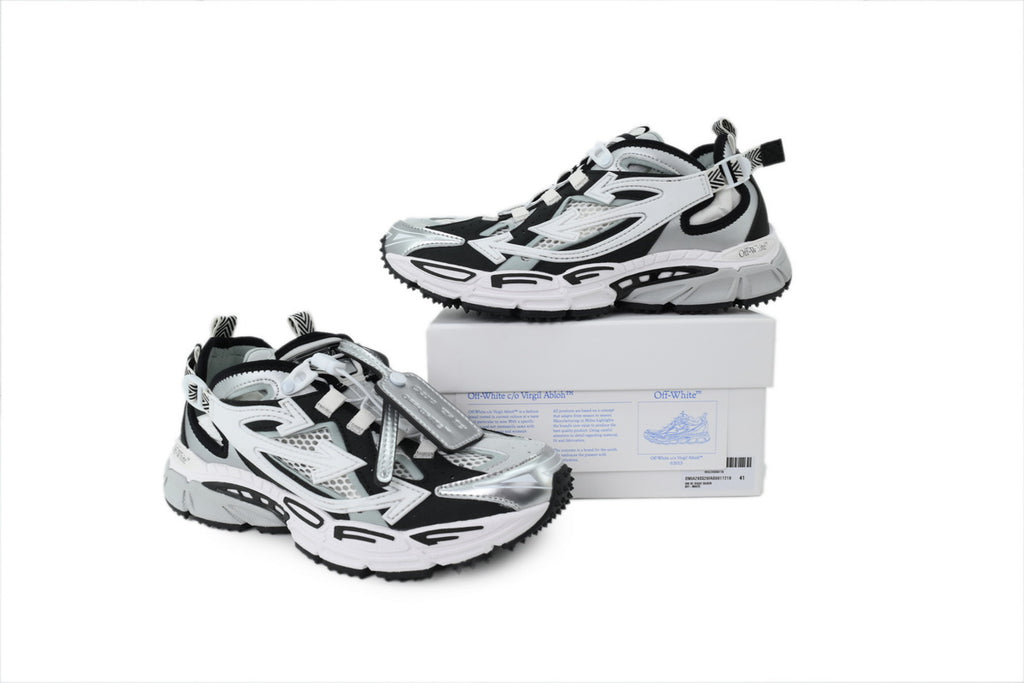 Off-White Be Right Back Black Gray Sneakers
