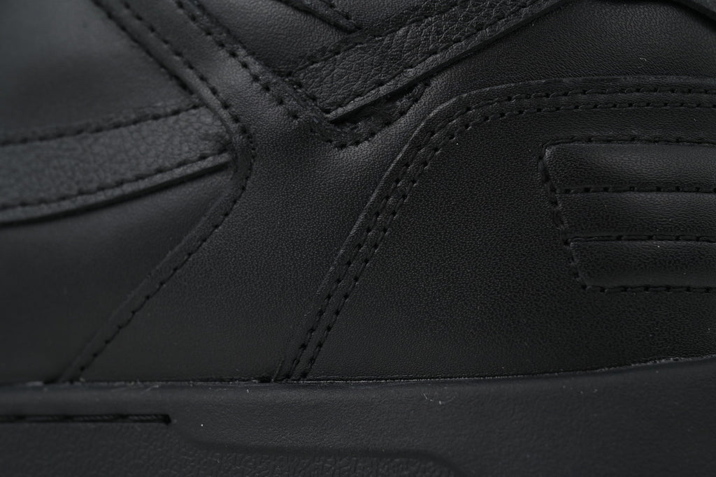 Off-White Out of Office Low Triple Black Leather Sneakers