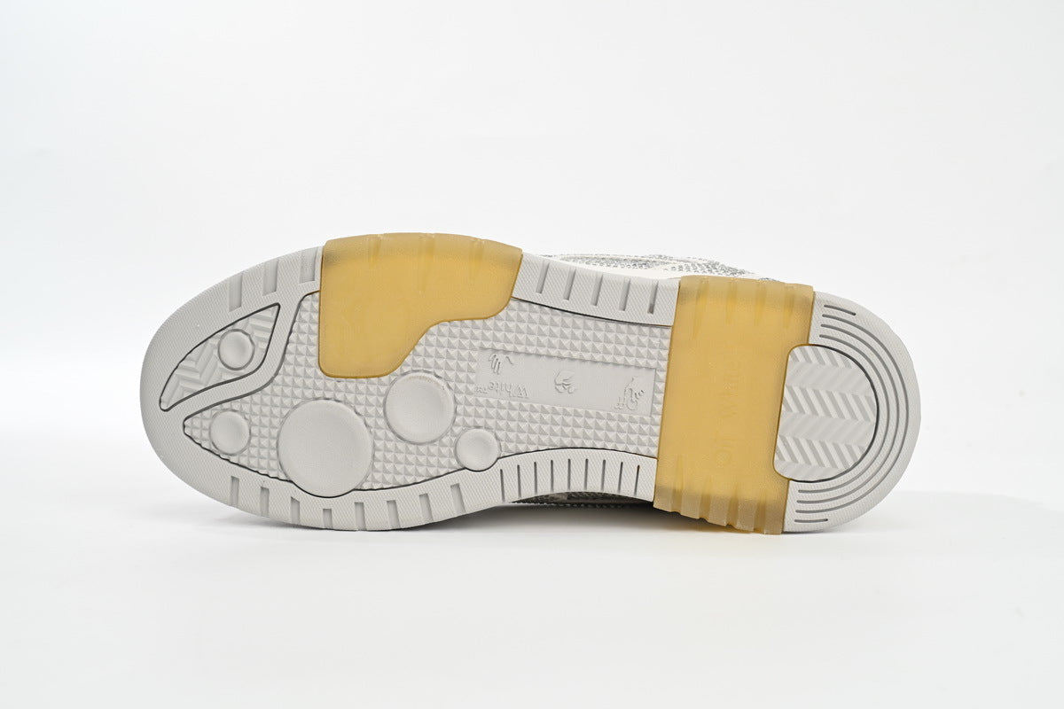Off-White Out Of Office Low-Top Sneakers Blue Silver White