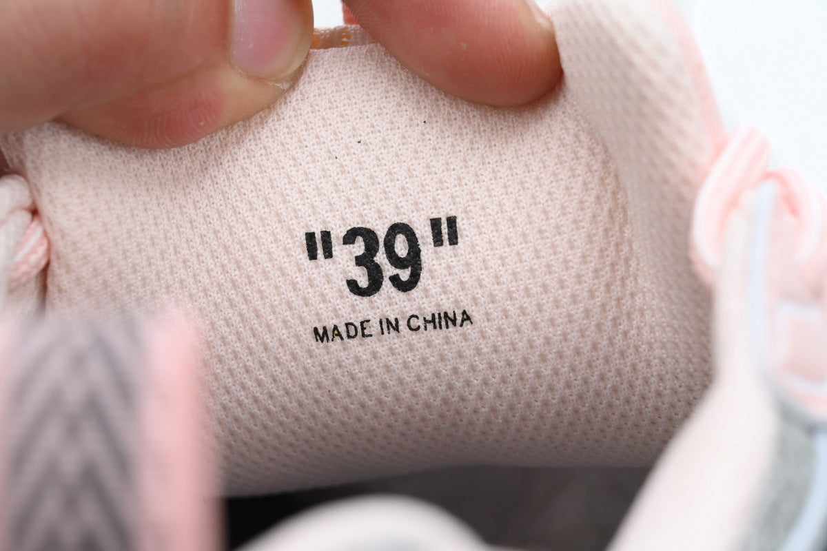 Off-White Be Right Back Grey Pink Mesh Sneakers