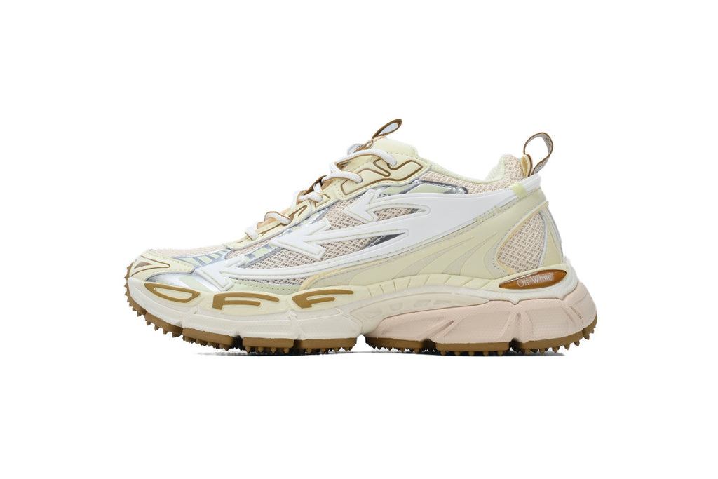 Off-White Out Of Light Pink Brown Sneakers