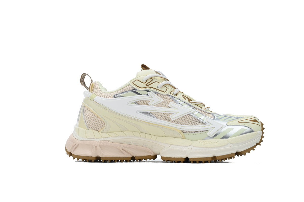 Off-White Out Of Light Pink Brown Sneakers