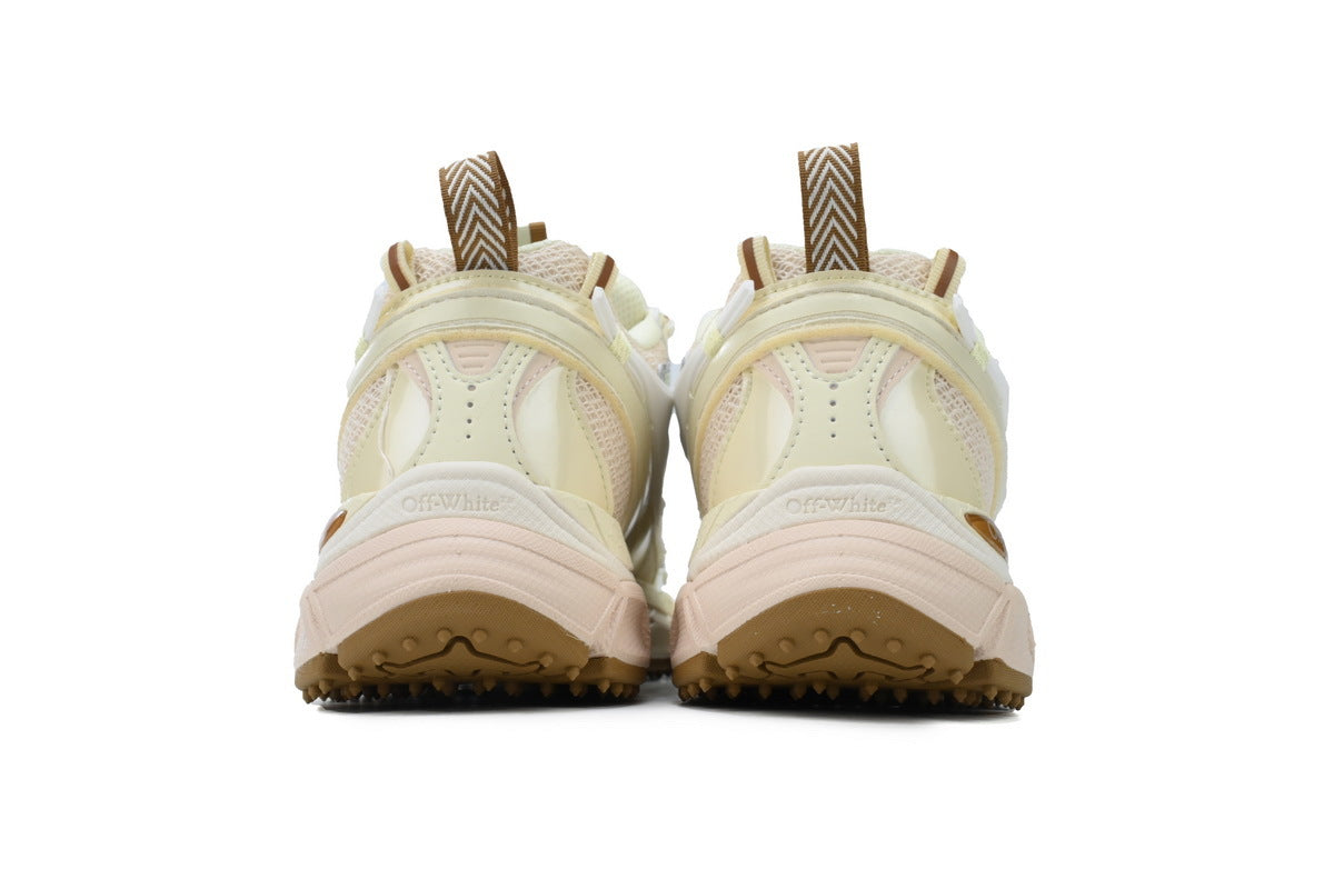Off-White Out Of Light Pink Brown Sneakers