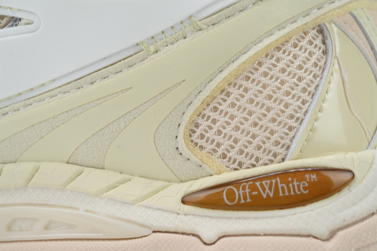 Off-White Out Of Light Pink Brown Sneakers