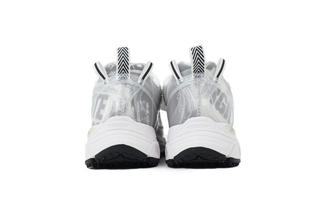 Off-White Be Right Back Logo Print Mesh Sneakers
