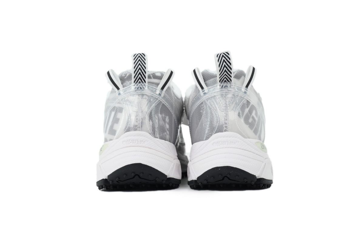 Off-White Be Right Back Logo Print Mesh Sneakers