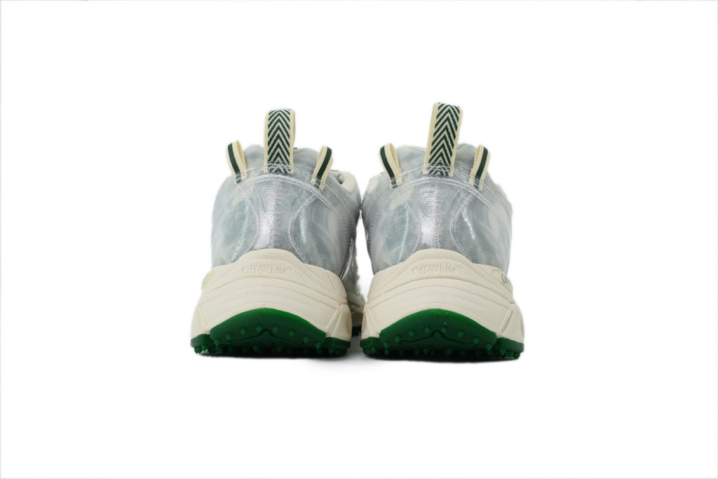 Off-White Be Right Back Dark Green Print Sneakers