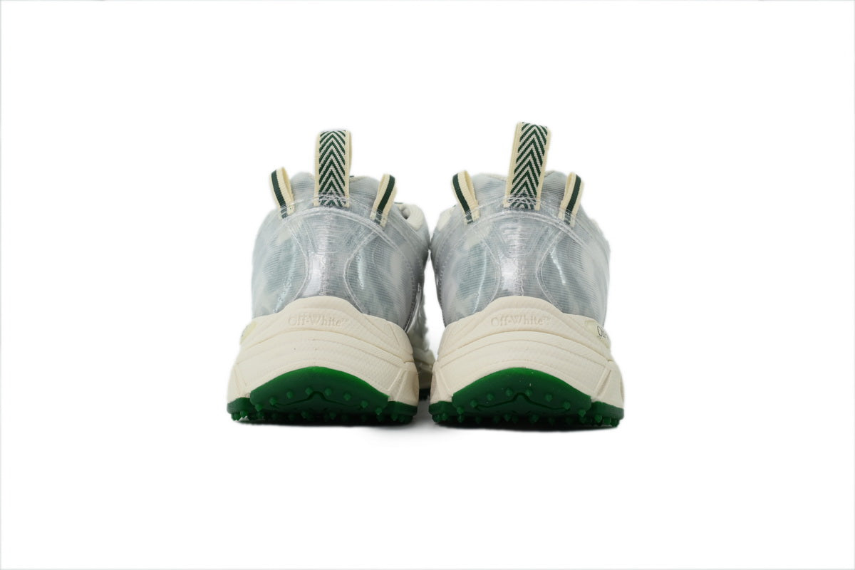 Off-White Be Right Back Dark Green Print Sneakers