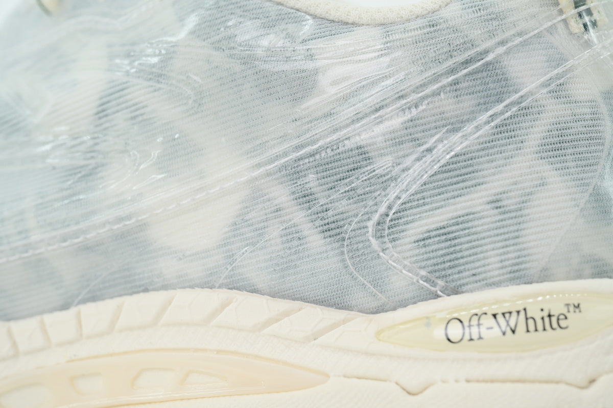 Off-White Be Right Back Dark Green Print Sneakers
