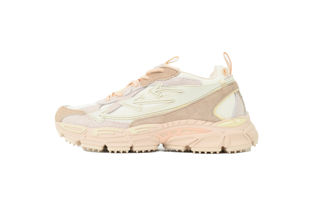 Off-White Be Right Back Caramel Nude Suede Sneakers