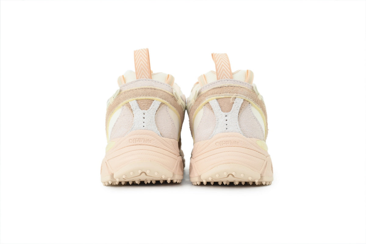 Off-White Be Right Back Caramel Nude Suede Sneakers