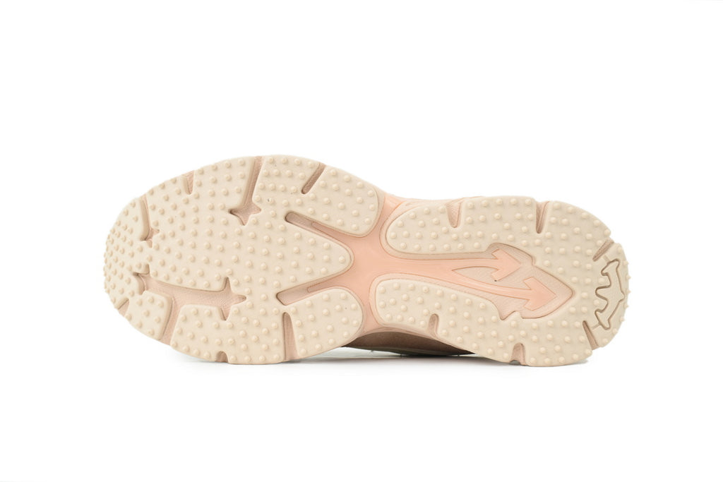 Off-White Be Right Back Caramel Nude Suede Sneakers