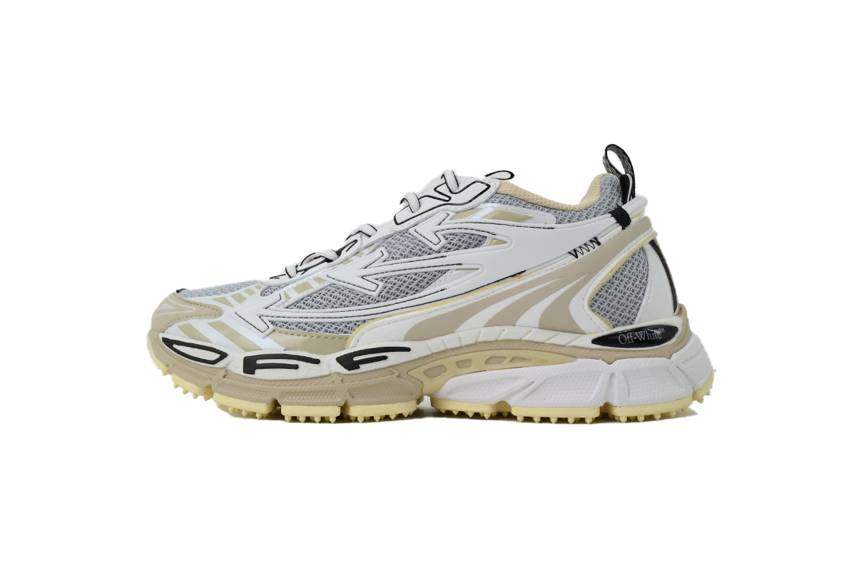 Off-White Be Right Back Light Grey Caramel Sneakers