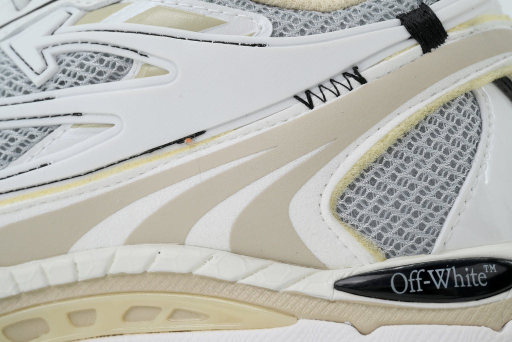 Off-White Be Right Back Light Grey Caramel Sneakers