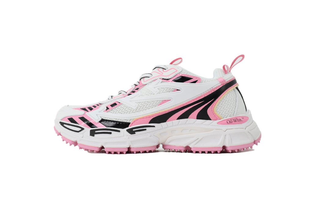 Off-White White Pink Runner Sneakers