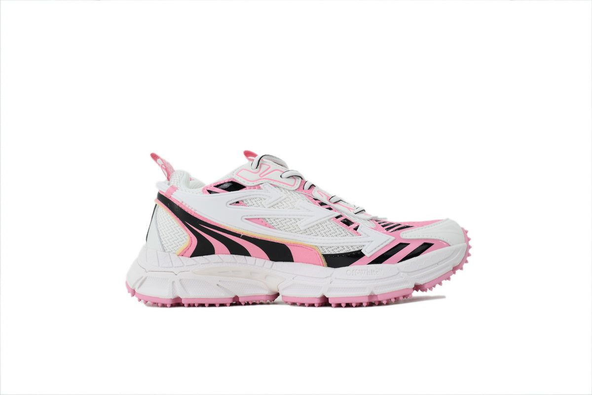 Off-White White Pink Runner Sneakers
