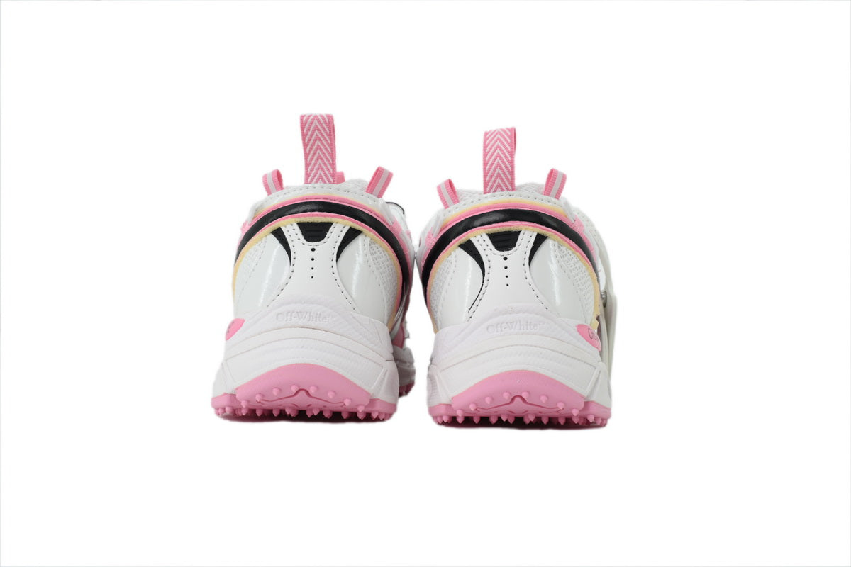 Off-White White Pink Runner Sneakers