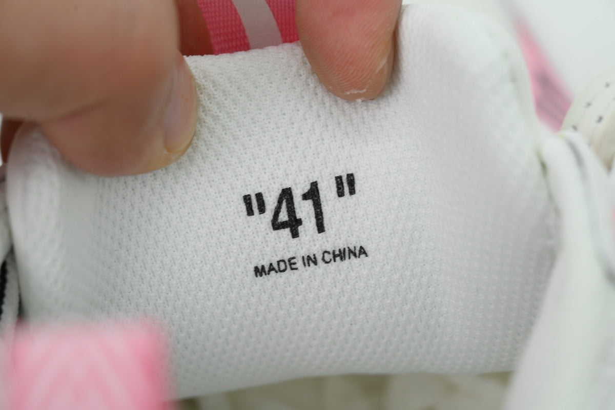Off-White White Pink Runner Sneakers