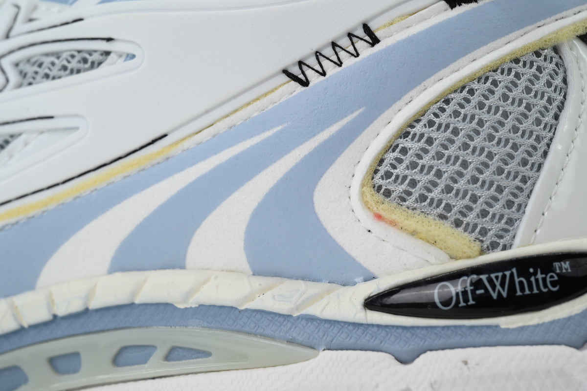 Off-White Be Right Back Light Grey Teal Sneakers