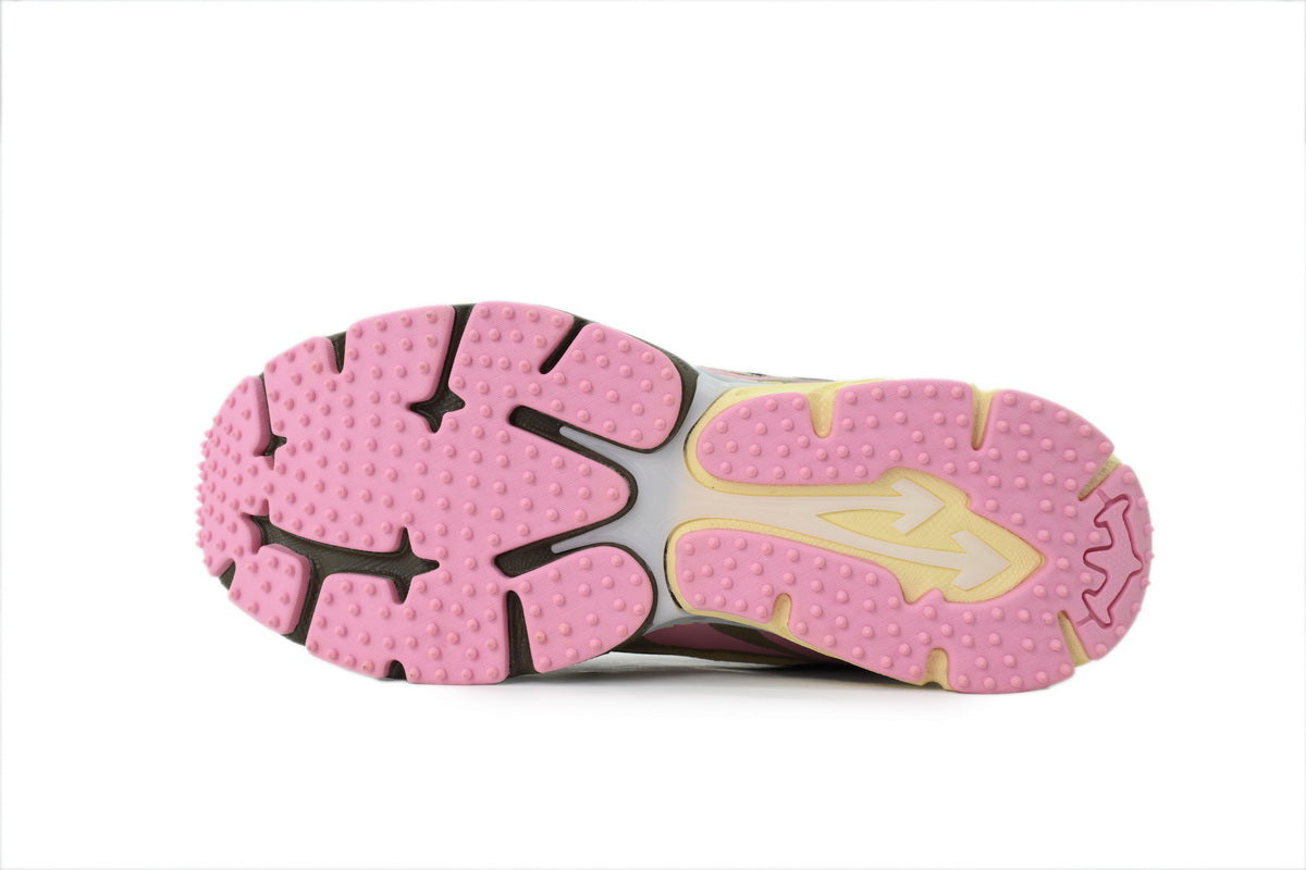 Off-White Be Right Back Khaki Soft Pink Mesh Sneakers
