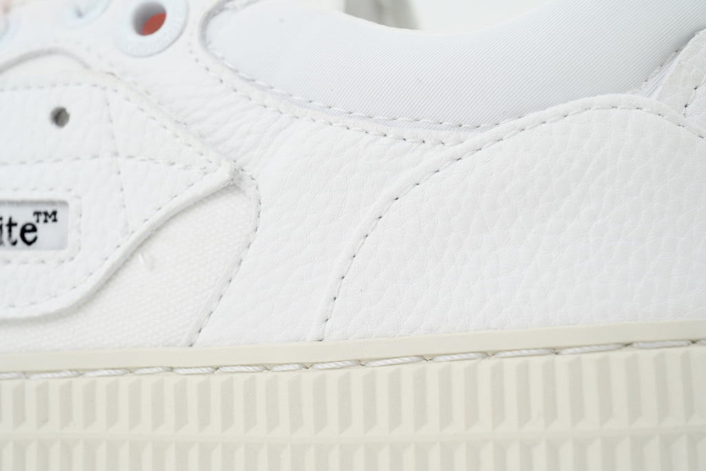 Off-White 3.0 Off-Court Low Sneakers – White/Orange Leather