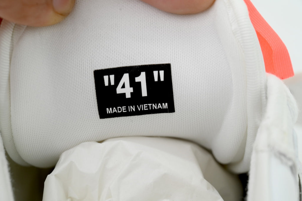 Off-White 3.0 Off-Court Low Sneakers – White/Orange Leather