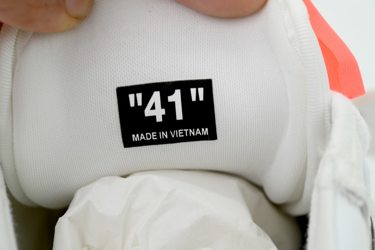 Off-White 3.0 Off-Court Low Sneakers – White/Orange Leather