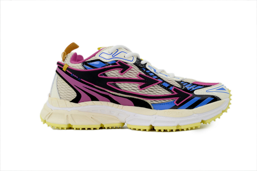 Off-White Be Right Back White Pink Mesh Sneakers