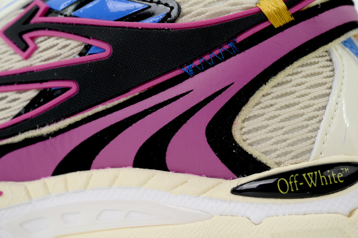 Off-White Be Right Back White Pink Mesh Sneakers