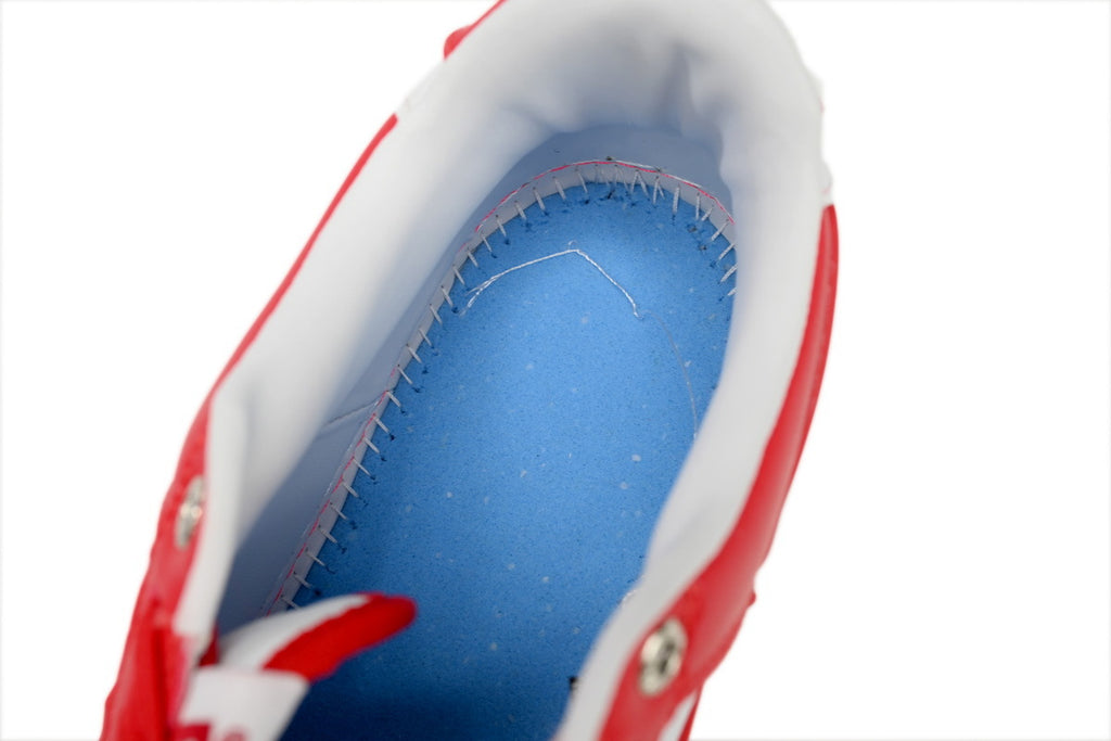 A BATHING APE BAPE STA Low White Red Star Sneakers