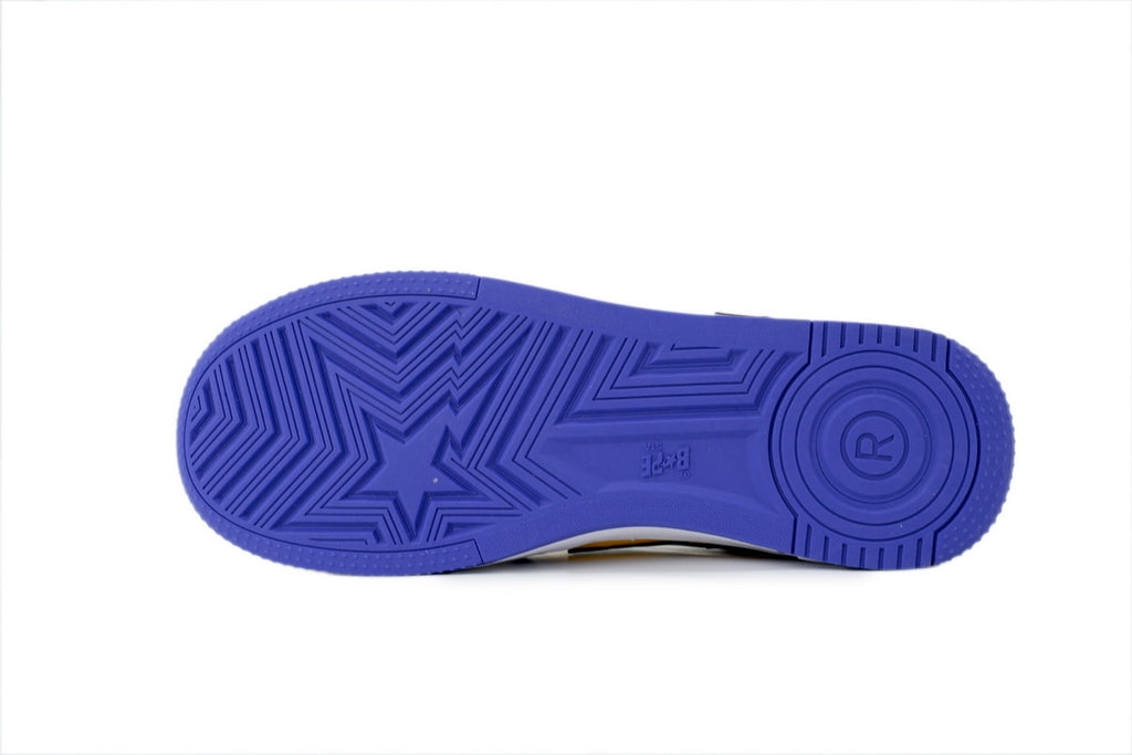 A BATHING APE BAPE Purple & Yellow Men's Sneakers