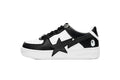 A BATHING APE BAPE STA Low Black White Star