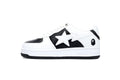 A BATHING APE BAPE STA Low Black & White Men's Sneakers