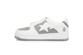 A BATHING APE BAPE STA Low Grey White