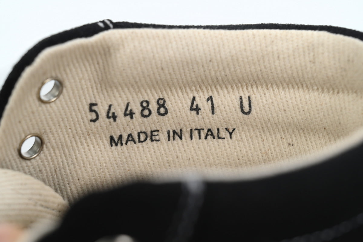 Rick Owens DRKSHDW Vintage High Black Milk Sneakers