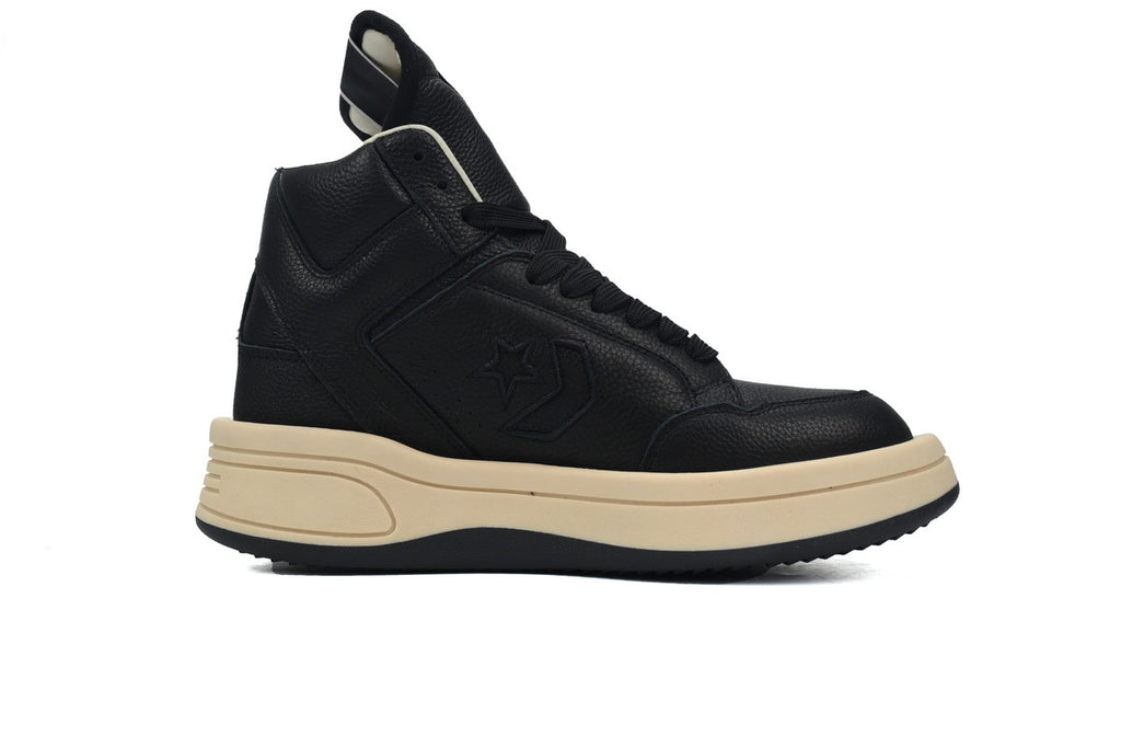 Rick Owens DRKSHDW x Converse TURBODRK Weapon Black High-Top Sneakers