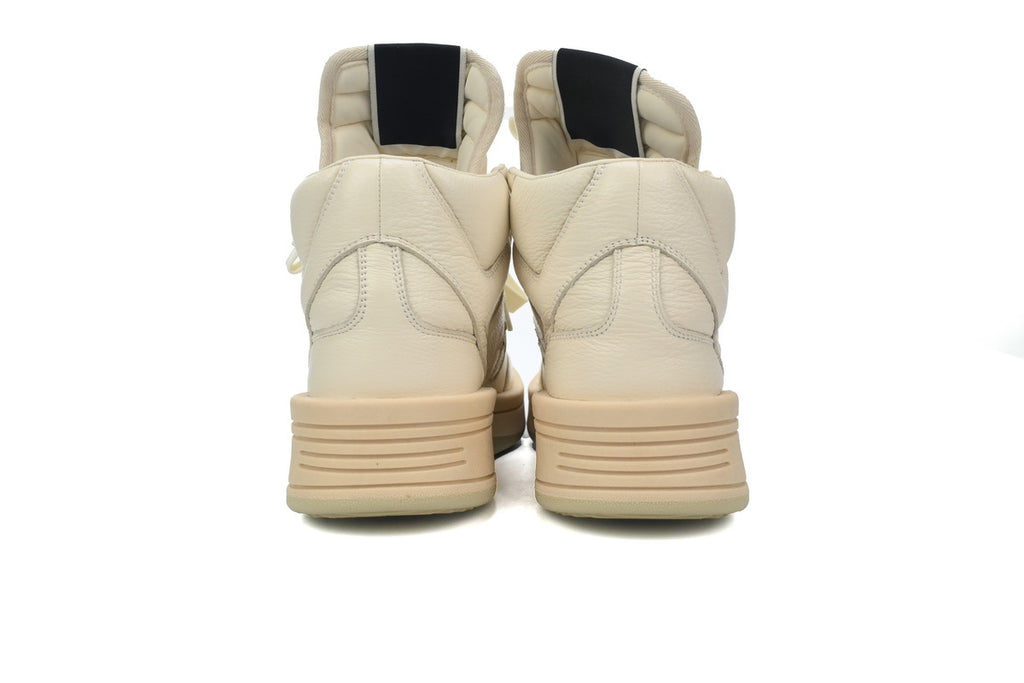 Rick Owens DRKSHDW x Converse TURBOWPN Mid Egret Leather Sneakers