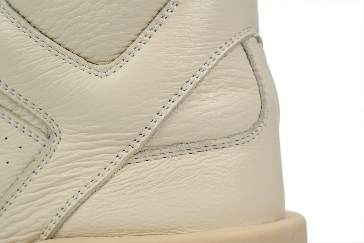 Rick Owens DRKSHDW x Converse TURBOWPN Mid Egret Leather Sneakers