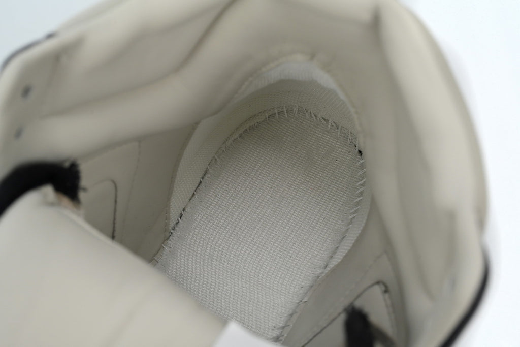 Converse x Rick Owens DRKSHDW TURBOWPN Oyster Black Leather Sneakers