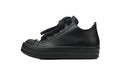 Rick Owens Jumbolace Low Black Leather Sneakers