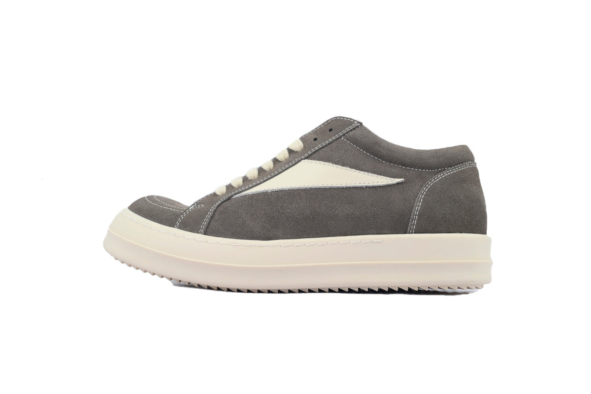 Rick Owens Vintage Low Mocha Brown Suede Sneakers