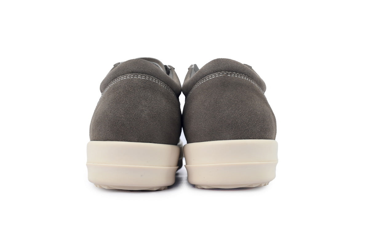 Rick Owens Vintage Low Mocha Brown Suede Sneakers