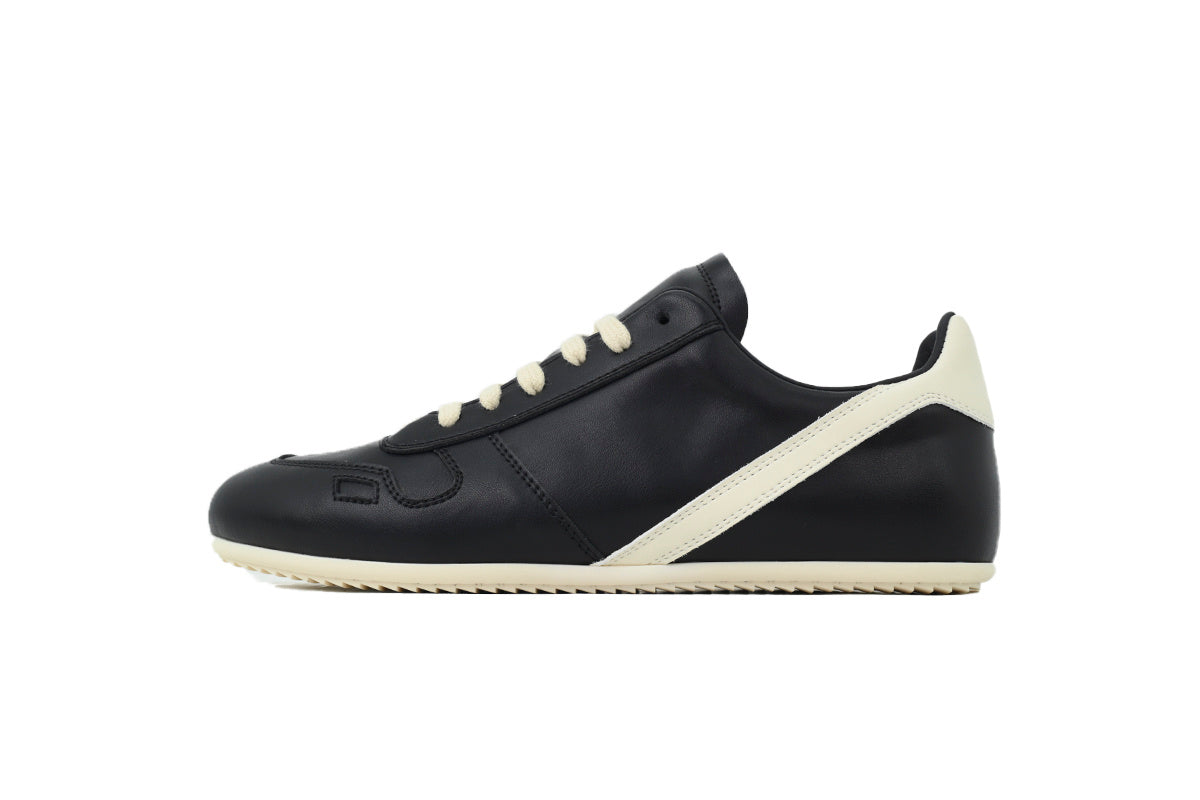 Rick Owens Concordians Minimal Sneakers – Black Milk